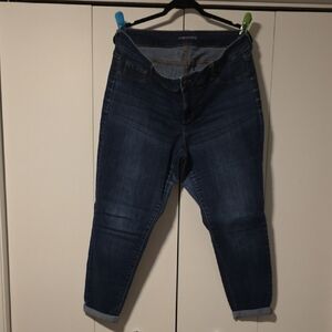Dark Blue Ankle Cuffed Jeans Murices